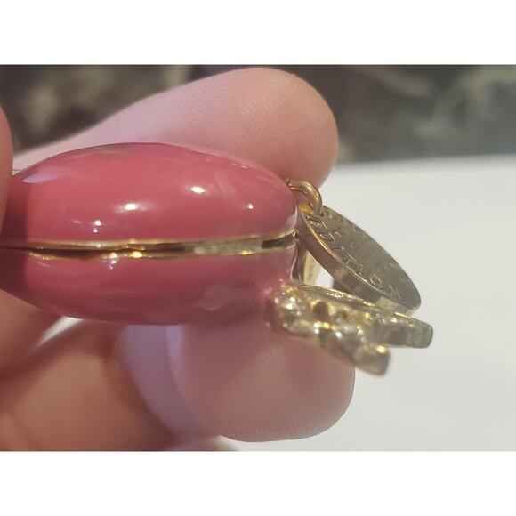 Juicy Couture Love Heart Locket Charm Y2k Vintage Jewlery 2010 Valentine's Day - Picture 5 of 5